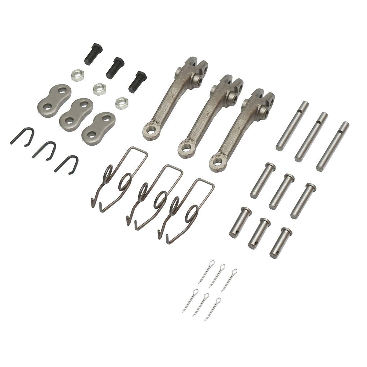 Set of clutch levers 12 inches for Massey Ferguson, Landini OEM codes 1810857M92, 3900546M91, 1639083M92, 1810857M91, B8766, 224-2